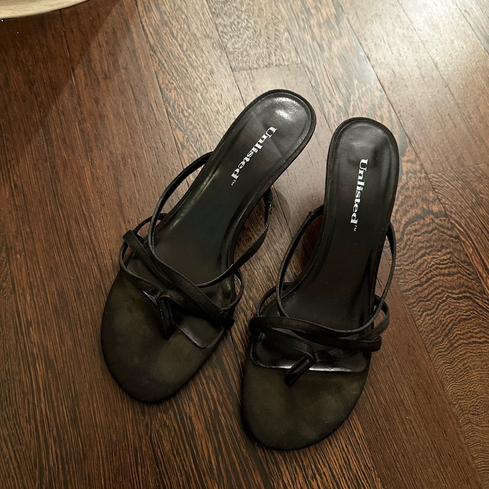 Vintage Black Kitten Heels